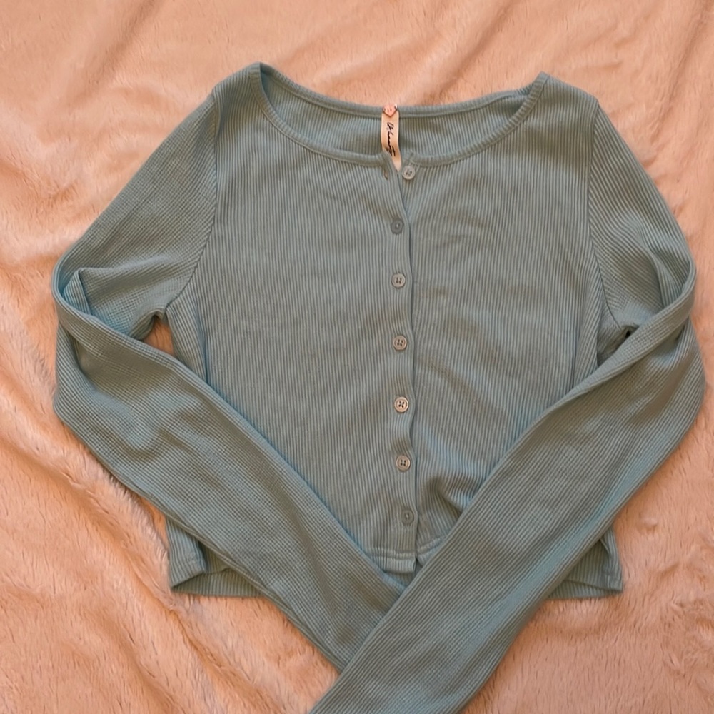 Waffle Cardigan